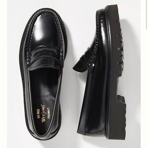 Black Penny Loafers